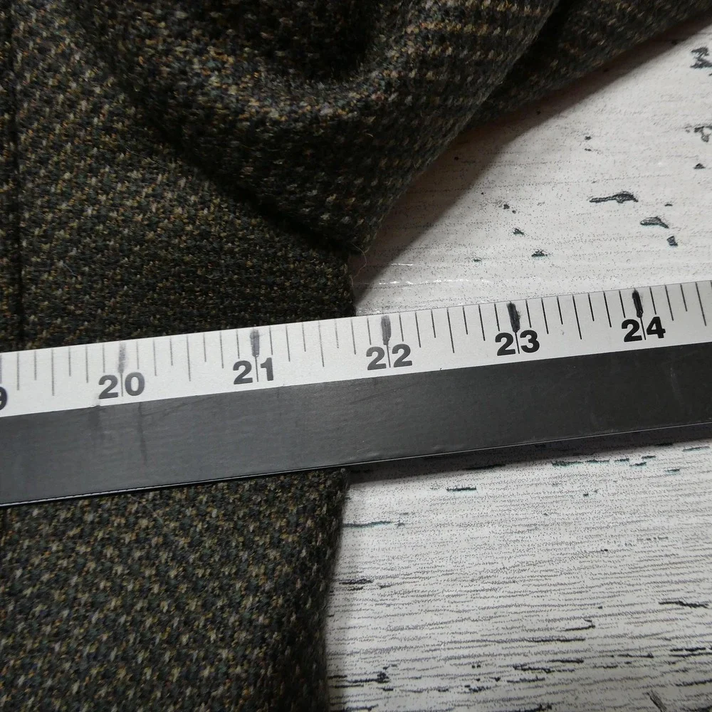 Bernhard Altmann Blazer Mens 42L Brown Check Wool Tweed Sport Coat Jacket